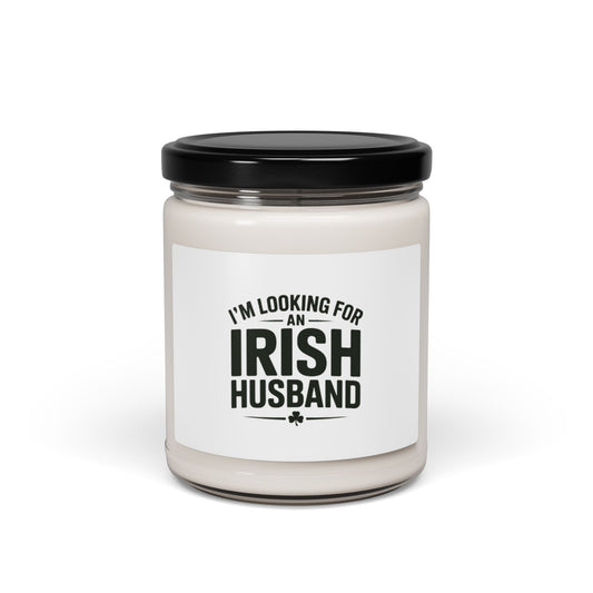 Valentine's 'Manifest Him: I'm Looking for an Irish Husband' Scented Soy Candle (9oz)
