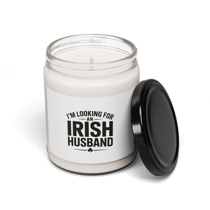 Valentine's 'Manifest Him: I'm Looking for an Irish Husband' Scented Soy Candle (9oz)