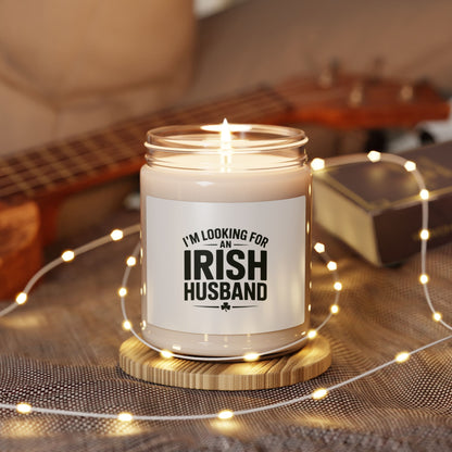 Valentine's 'Manifest Him: I'm Looking for an Irish Husband' Scented Soy Candle (9oz)