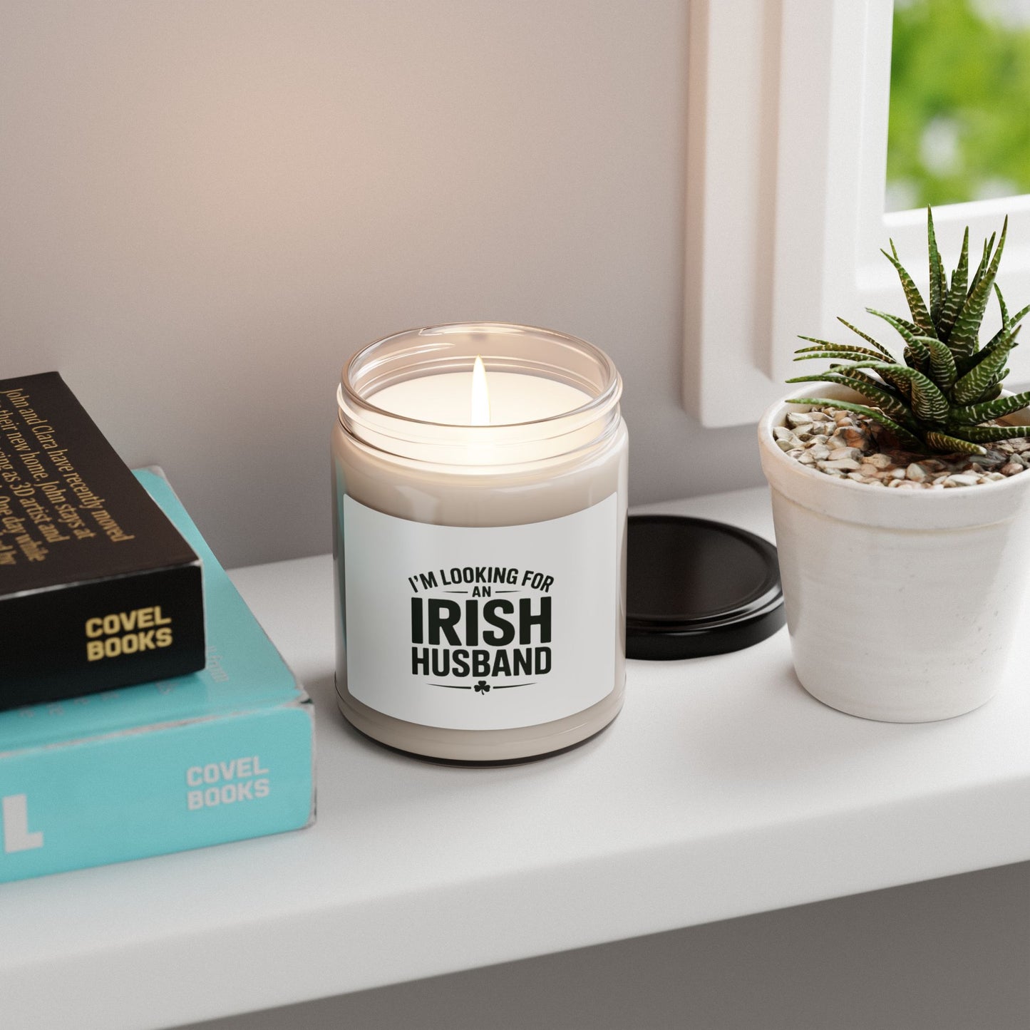 Valentine's 'Manifest Him: I'm Looking for an Irish Husband' Scented Soy Candle (9oz)